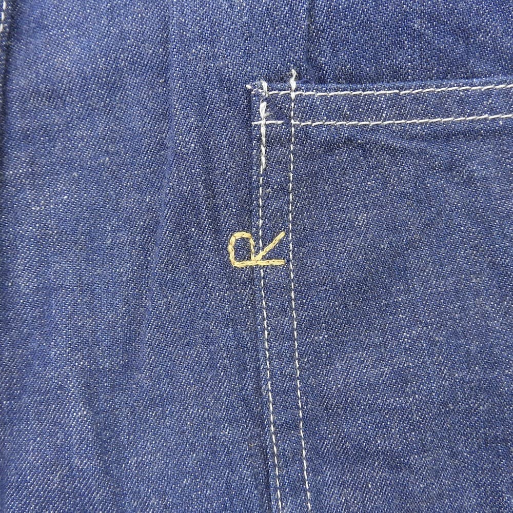 45R フォーティファイブ アール 美品 麦デニムの908オーバーオール(濃) オールインワン レディース インディゴ 50560262 オーバーオール オールインワン ―