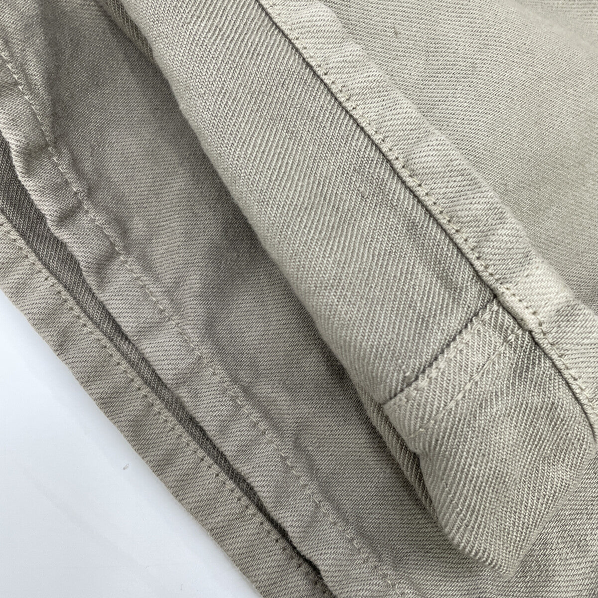 Veritecoeur ヴェリテクール ST-041 ベージュ デニムオーバーオール オーバーオール オールインワン 2