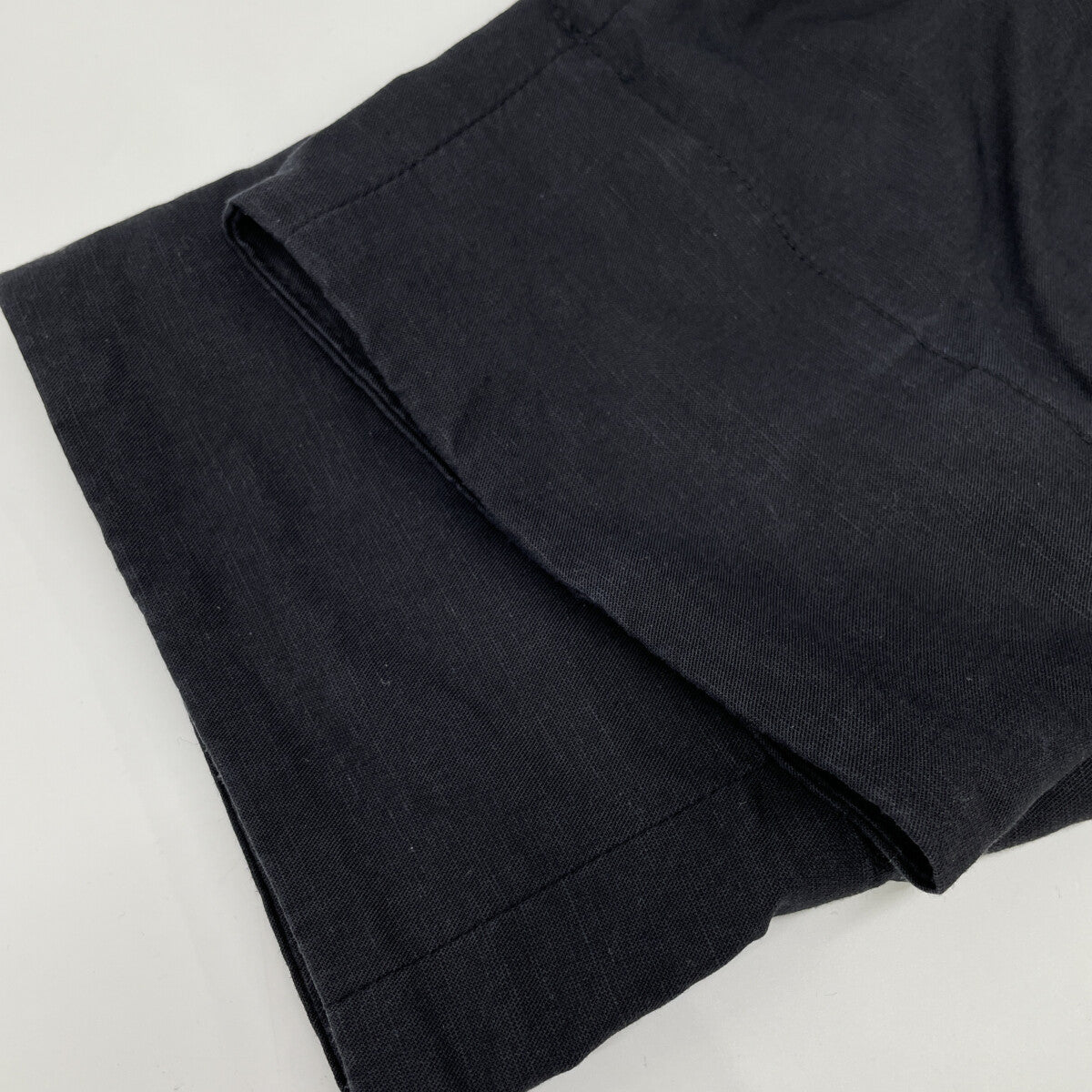 VERYTAGE ベリーテイジ ブラック×ホワイト リネン混 ZWIDER embroidery ボトムス 2