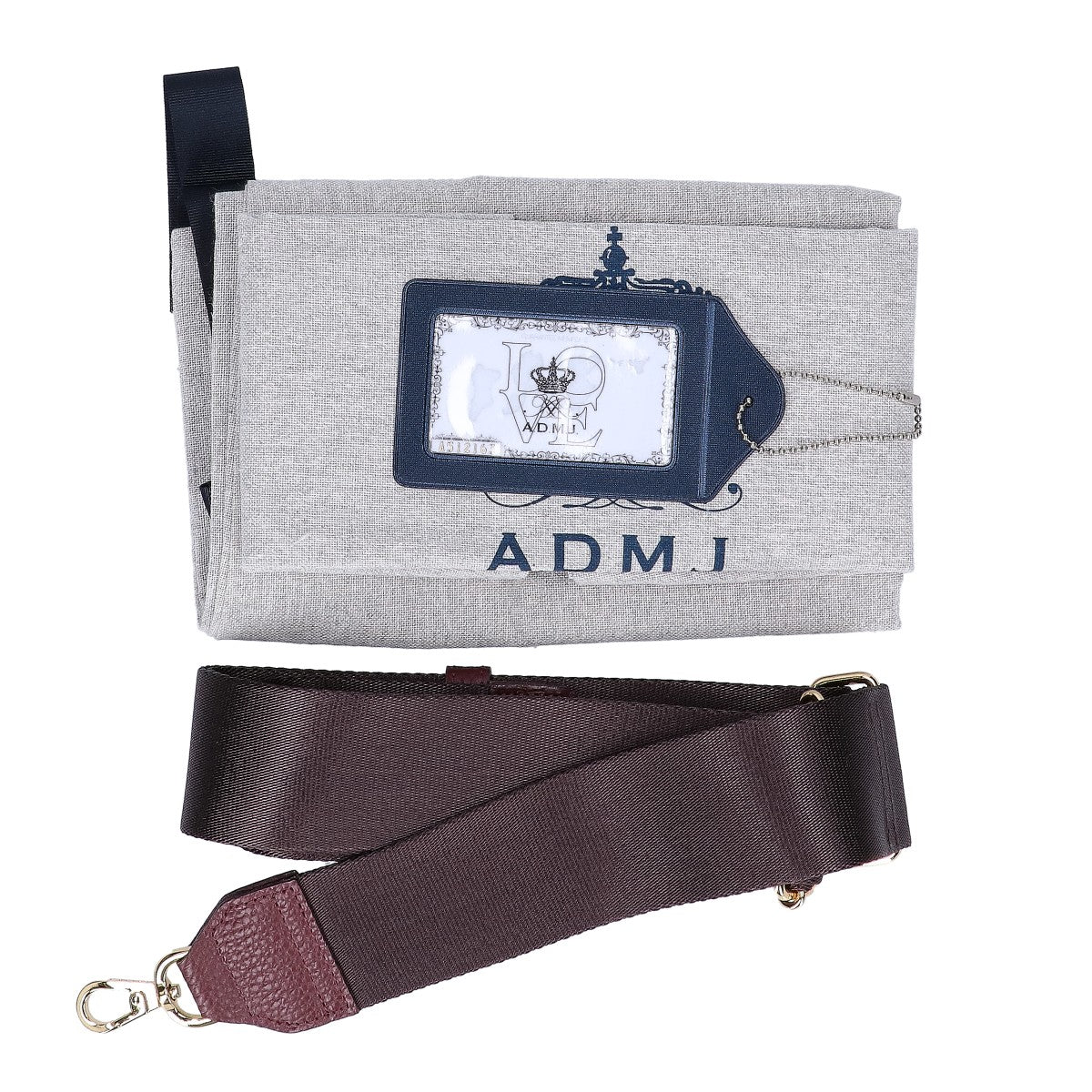 A.D.M.J. Accessoires De Mademoiselle ADMJ 【新品同様】18SC1101CP01 ステラモチーフスワロ ショルダーウォレットバッグ/ ショルダーバッグ