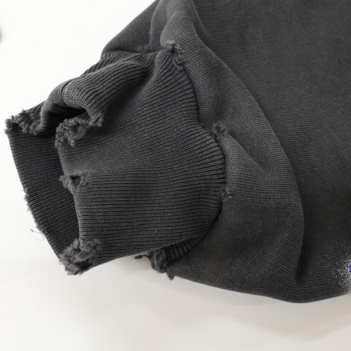 BALENCIAGA バレンシアガ 美品 24SS 739024 TQVE7 コットン スローガンプリント スウェットフーディプルオーバー パーカー トップス 2