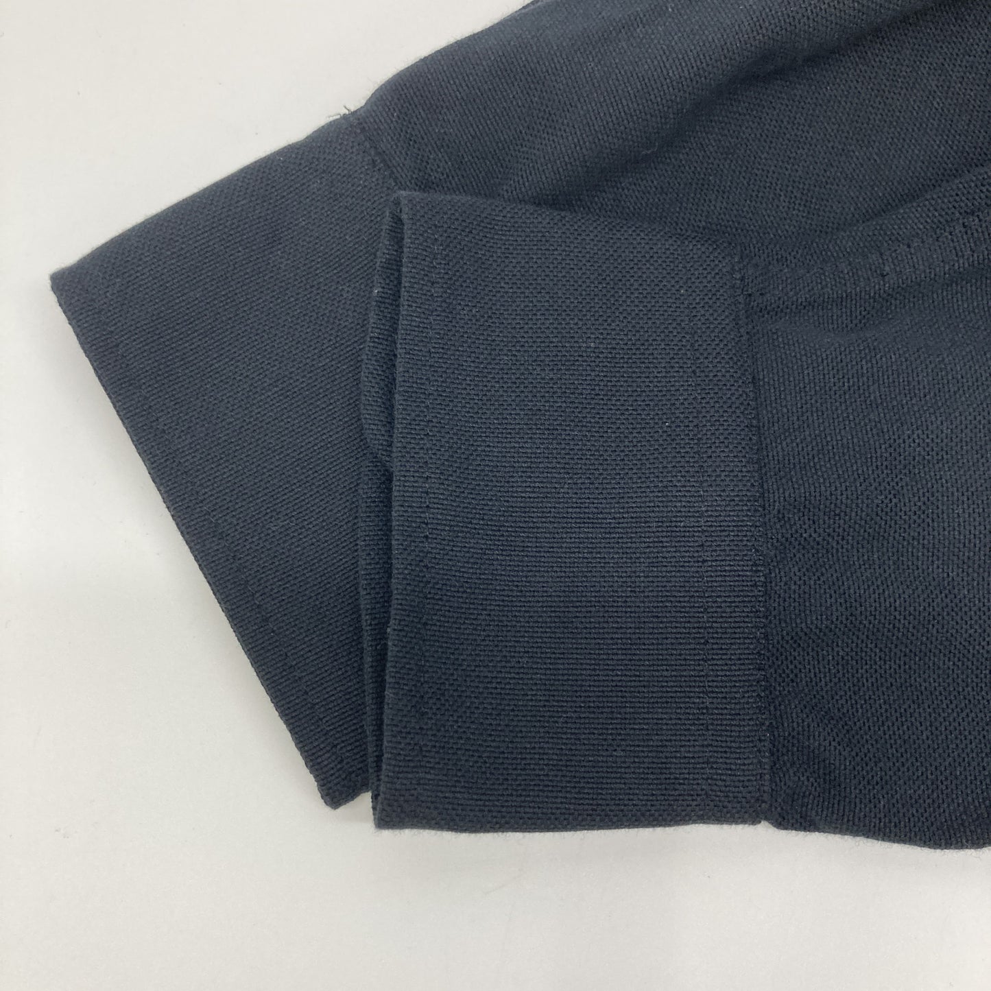 AMI PARIS アミパリス USH124.418 ブラック ハートロゴ刺繍長袖シャツ トップス 44