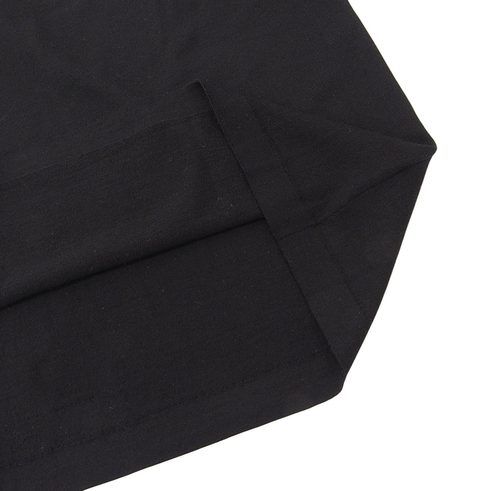 ZANONE ザノーネ 美品 ウール×ナイロン モックネック ハイゲージニットソー トップス メンズ 黒 ブラック 48 811965 Z0290 トップス 48