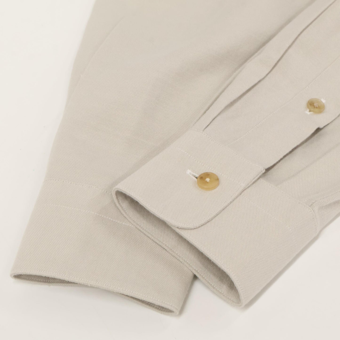 A.PRESSE アプレッセ 25SS 25SAP-02-07H エクリュ シルク×コットン ホーン釦 Oxford Regular Collar Shirt トップス 1