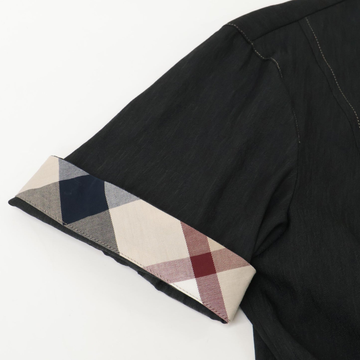 BLUE LABEL CRESTBRIDGE ブルーレーベルクレストブリッジ 24年製 ブラック スラブシャンブレーツイルドレス ワンピース 36