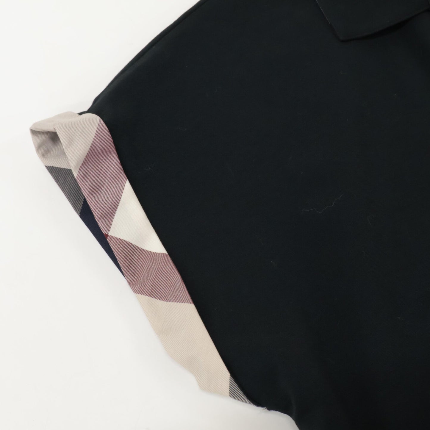 BLUE LABEL CRESTBRIDGE ブルーレーベルクレストブリッジ 25年製 ブラック コンパクトポンチカラーネックドレス ワンピース 36