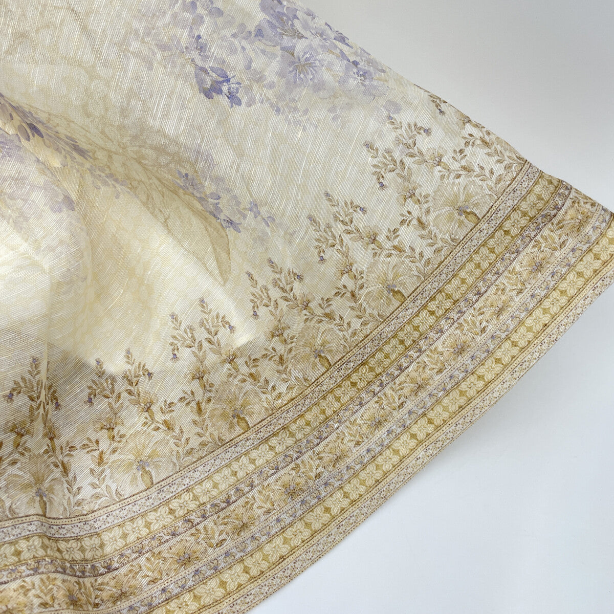 ZIMMERMANN ジマーマン イエロー×ブルー 総柄 dawning picnic dress ワンピース O