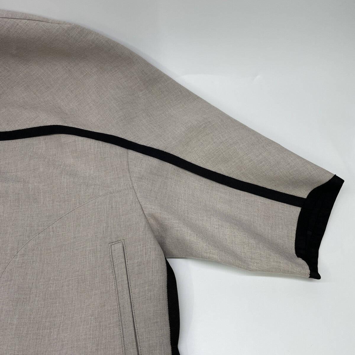 ADORE アドーア 531-2150308 ベージュ ギマボンディングパイピングジャケット ジャケット 38