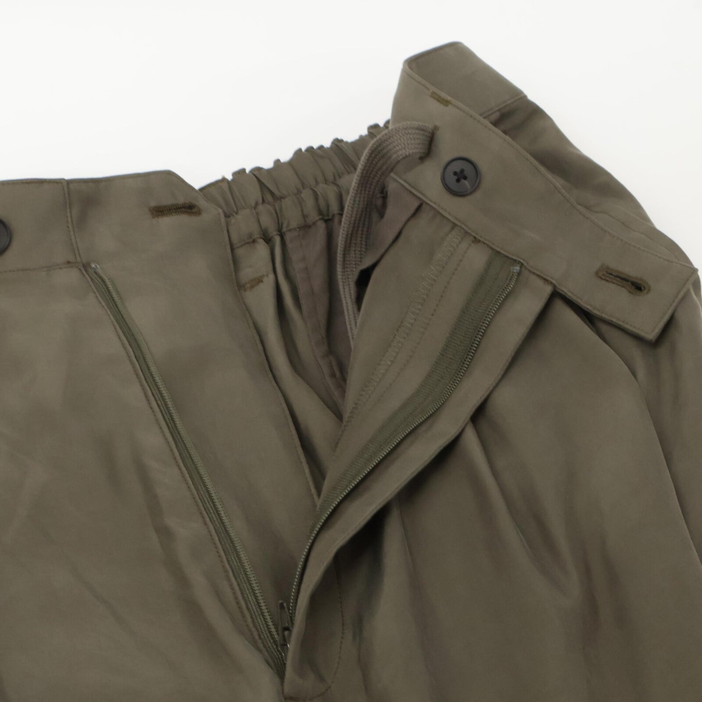 ssstein/stein シュタイン 24SS ST.836 カーキ CUPRO WIDE EASY TROUSERS ボトムス S