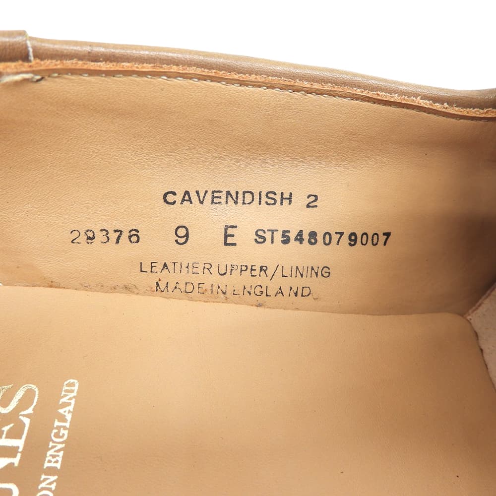 Crockett&Jones クロケット&ジョーンズ 美品 キャベンディッシュ2 バーニッシュドカーフ タッセルローファー 9E 29376A-B02L1 325ラスト シューズ 9E