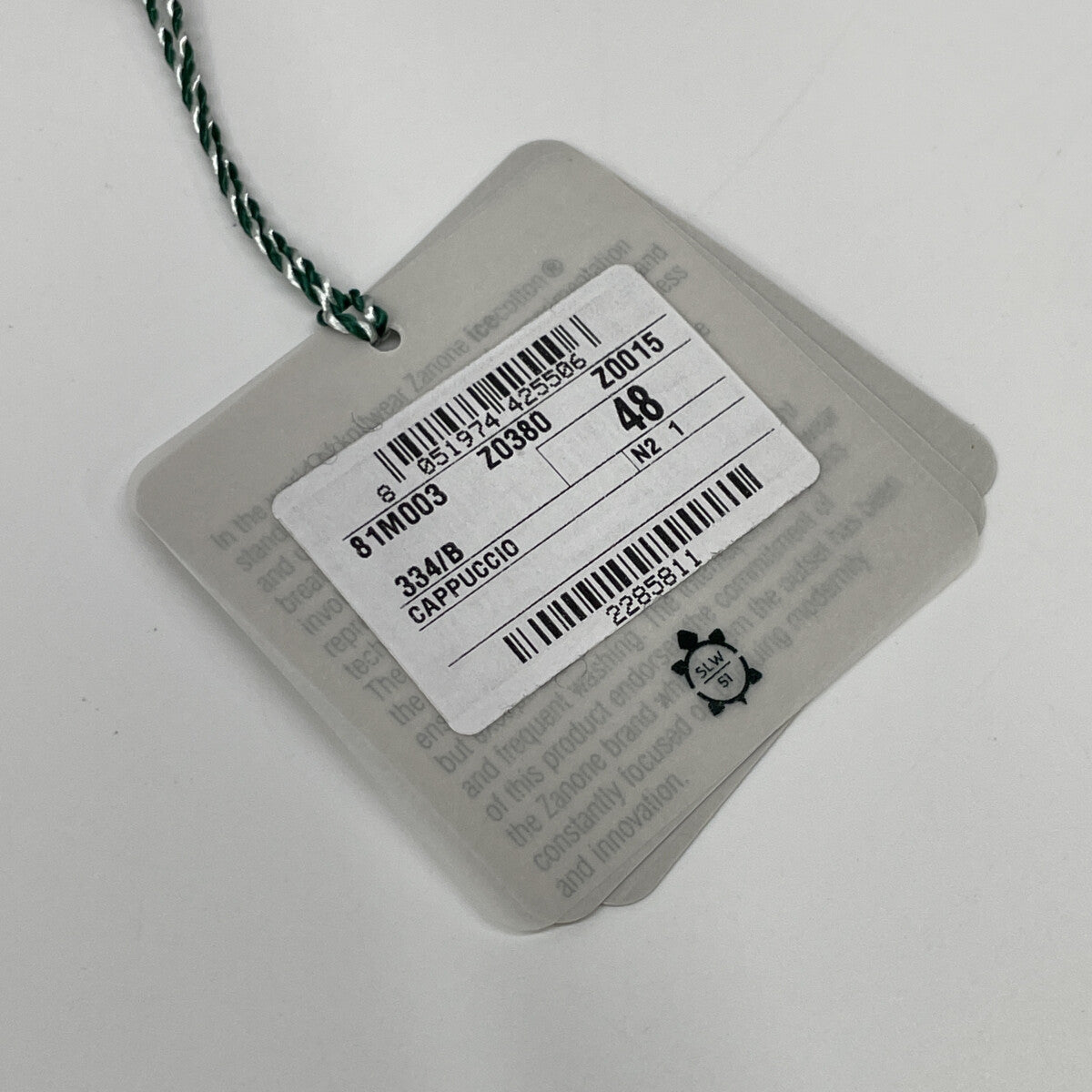 ZANONE ザノーネ 81M003 Z0380 ブラック アイスコットン プルオーバーパーカー トップス 48