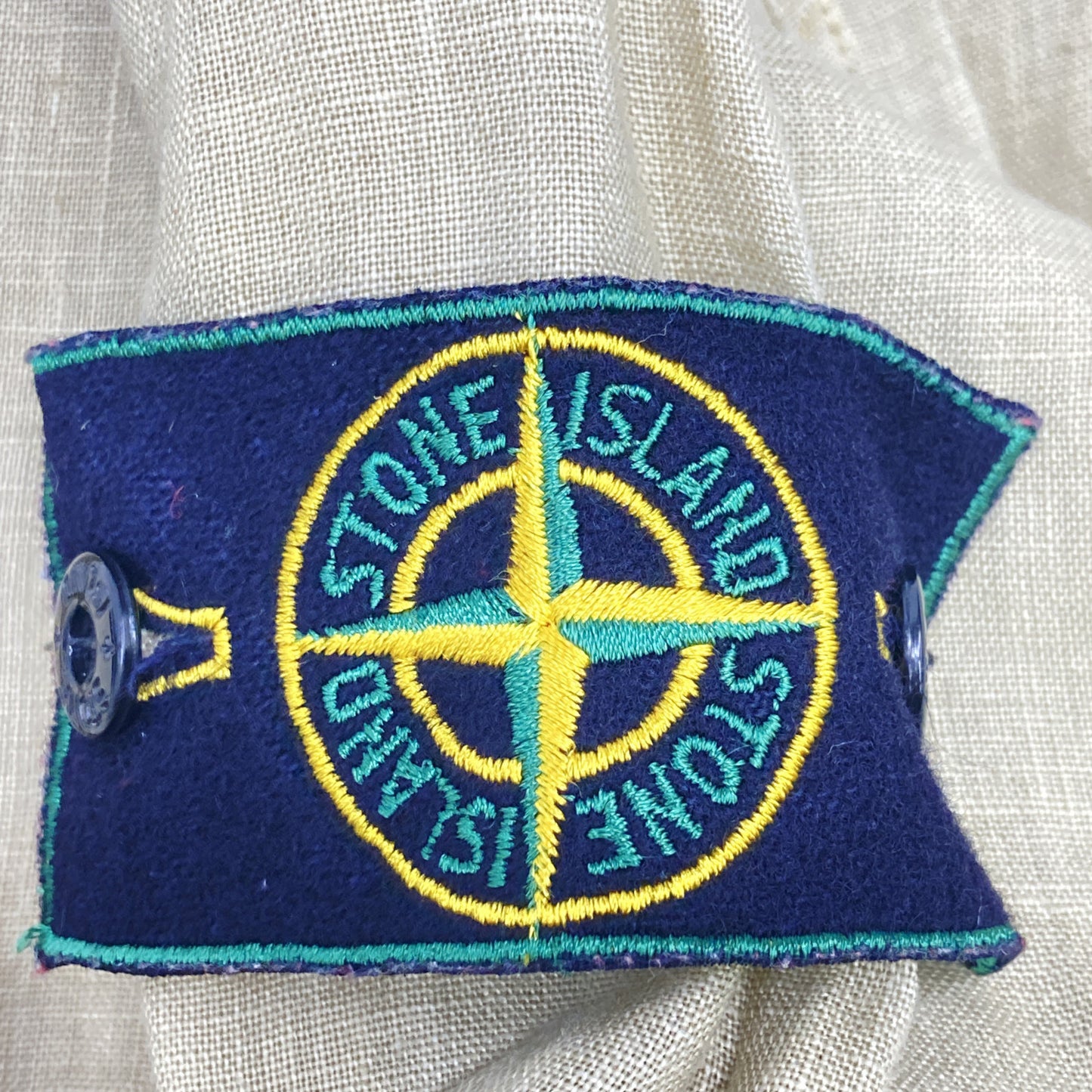 STONE ISLAND ストーンアイランド 561510501 ベージュ リネン ロングスリーブシャツ トップス S