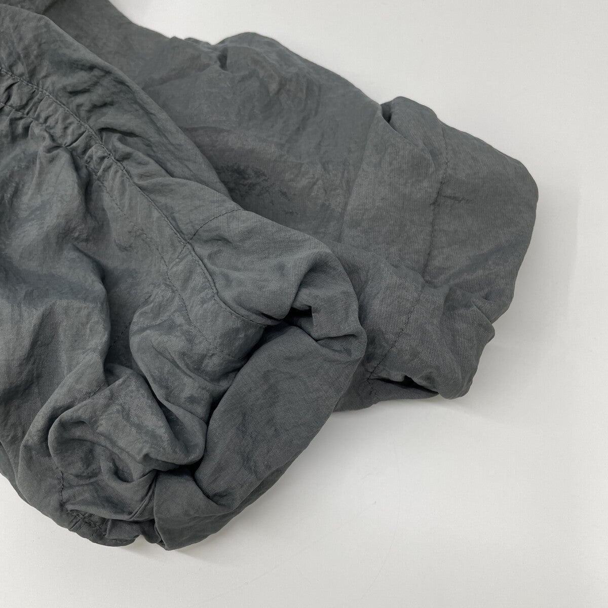 CURRENTAGE カレンテージ 別注 A2551FJM704 グレー レーヨン×ナイロン フルジップ ミリタリーブルゾン ジャケット 表記無し