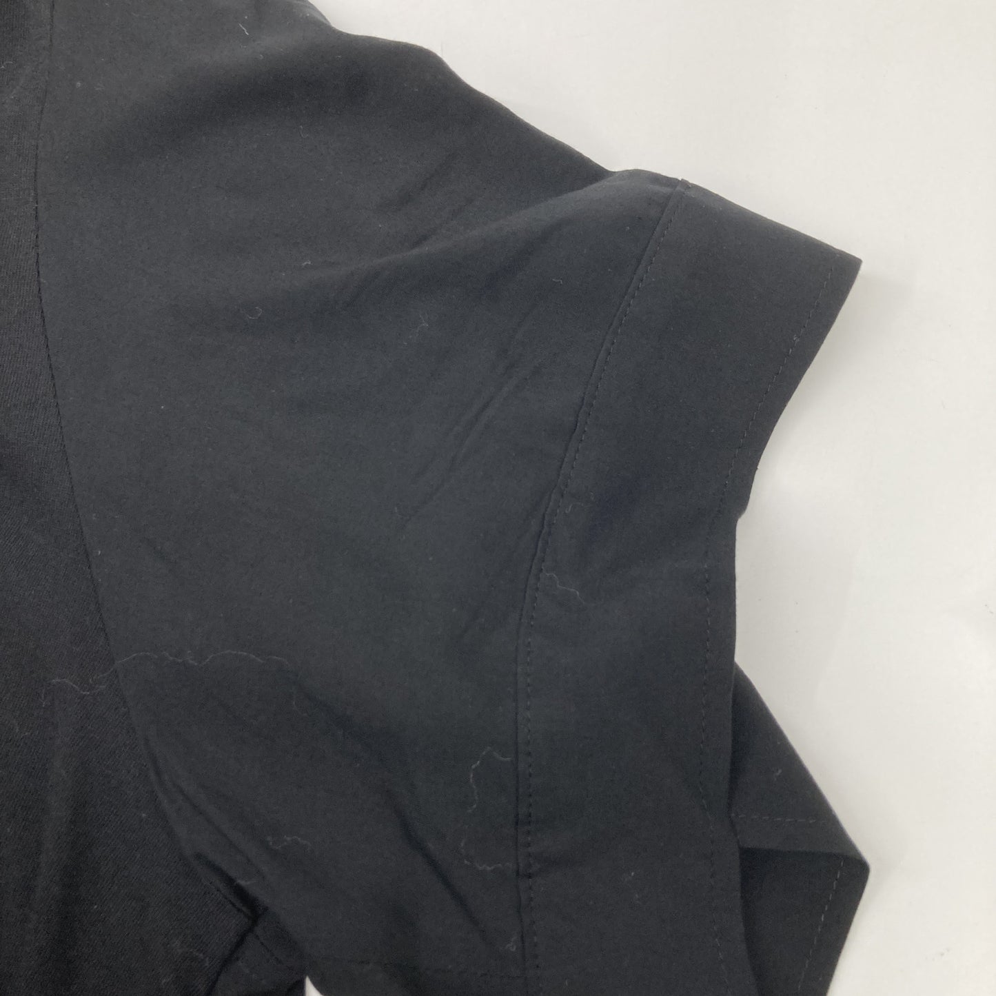 Yohji Yamamoto ヨウジヤマモト 【REGULATION】FI-T53-800 23SS ブラック バックジップショートスリーブマキシワンピース ワンピース 2