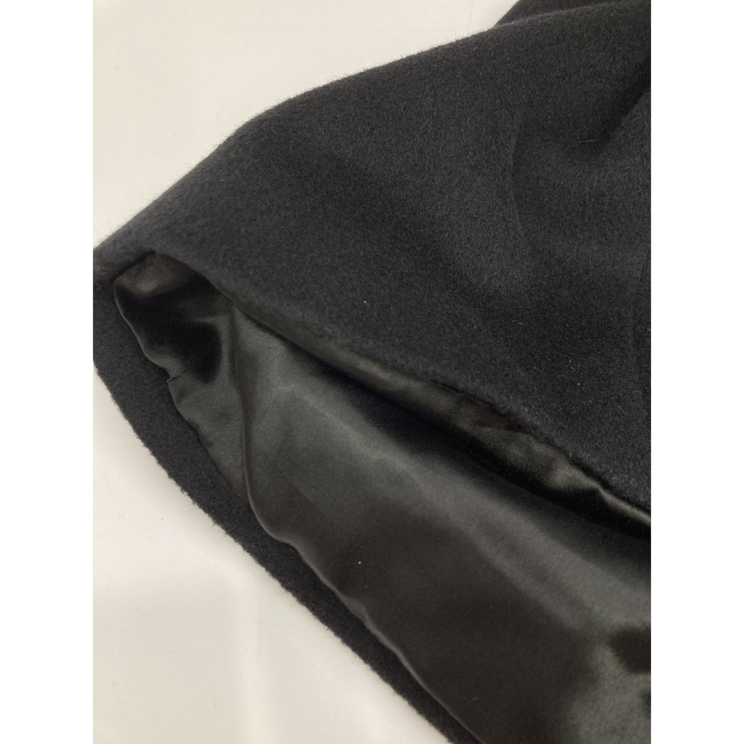 【CLAUDEREYNER PARIS】ブラック ウール×カシミヤ ベルテッドチェスターコート コート 表記なし