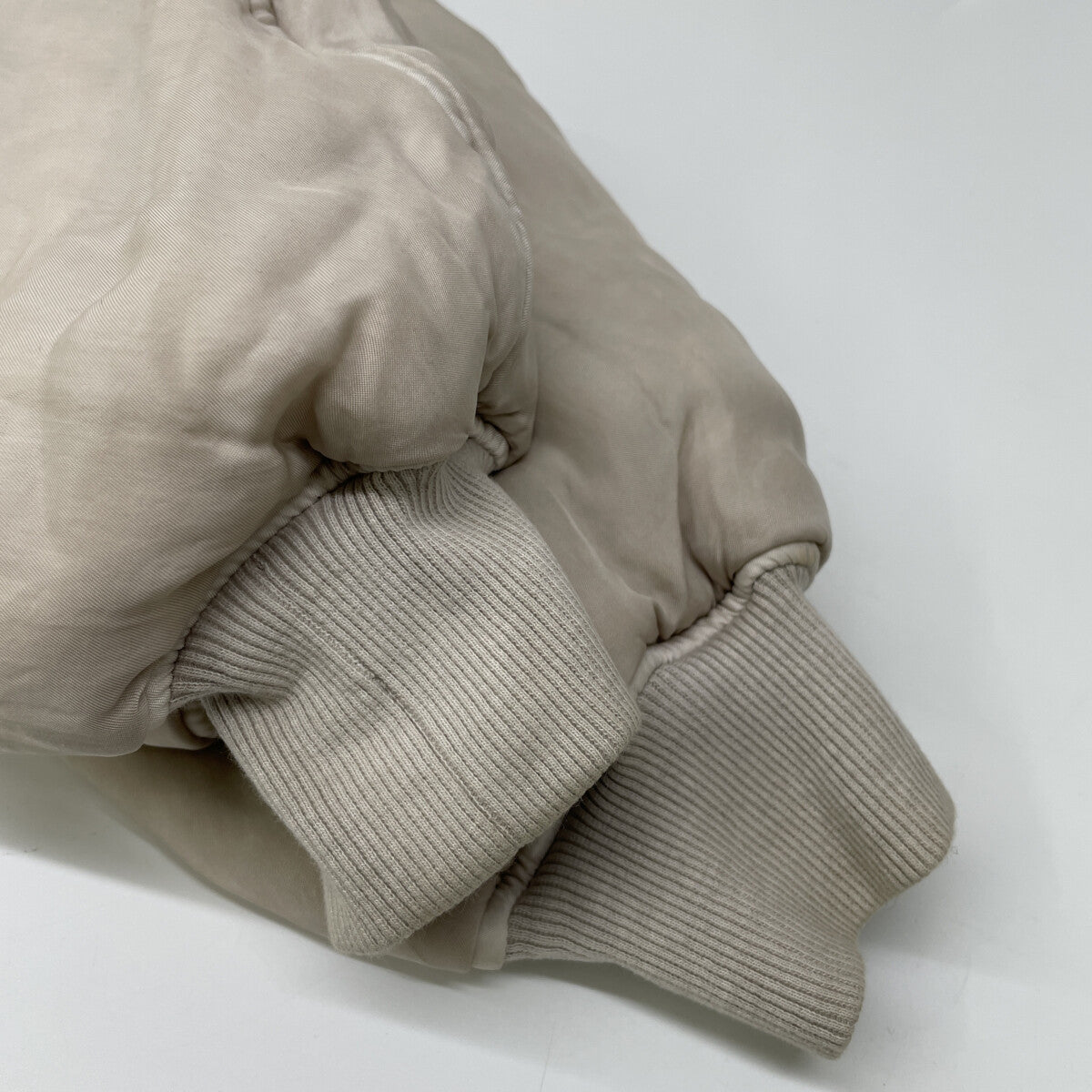 Whim Gazette ウィムガゼット 24年製 ベージュ ガーメントダイMA-1 ジャケット ジャケット F