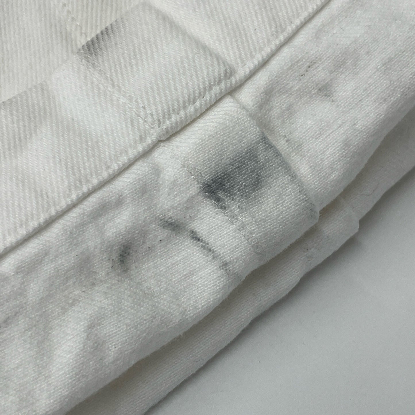 DOUBLE STANDARD CLOTHING ダブルスタンダードクロージング 24年製 ホワイト バレルシルエットスラブデニム パンツ ボトムス 表記なし