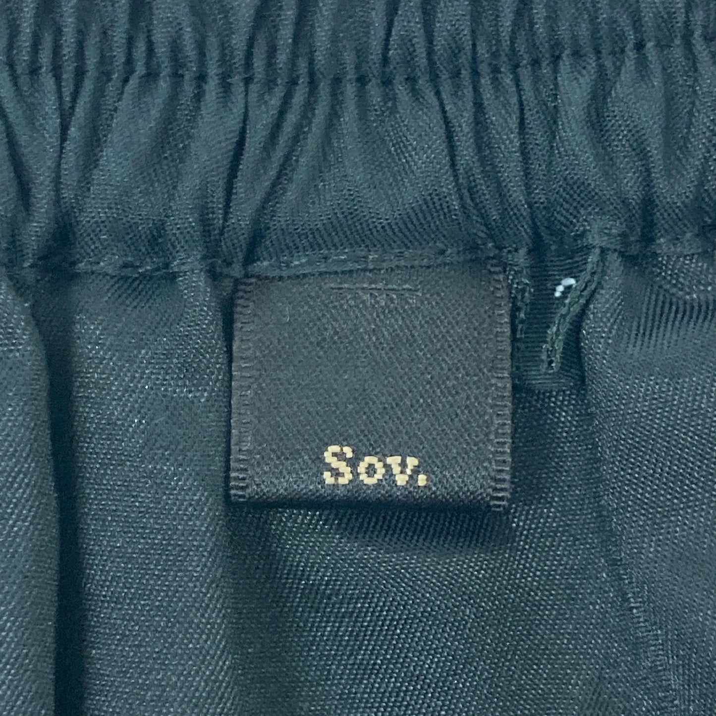 SOV. ソブ ダブルスタンダード 25年製 ネイビー GINGHAM CHECK FLARED SKIRT スカート 36