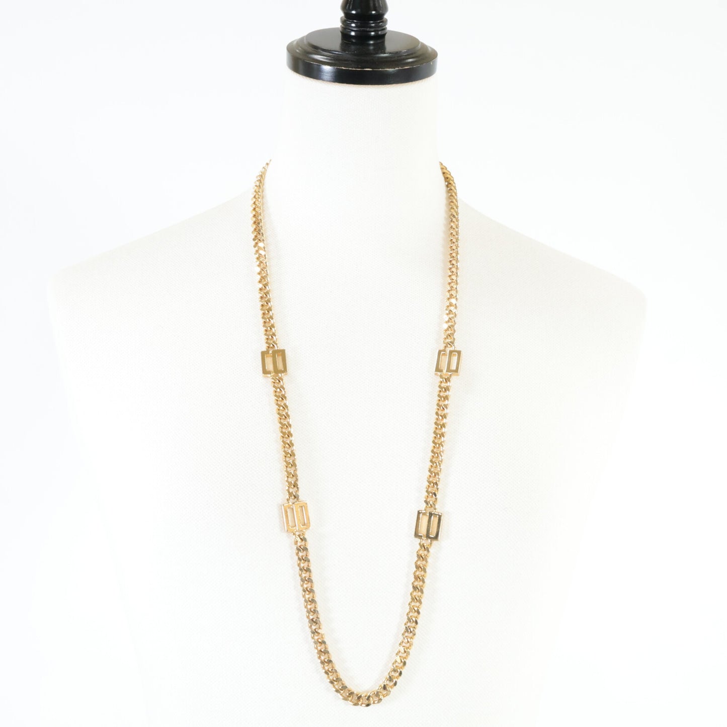 Christian Dior クリスチャンディオール CDロゴ 喜平チェーン ネックレス