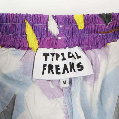 TYPICAL FREAKS ティピカルフリークス ティピカルフリークス TYPICAL FREAKS 総柄 コットン ワイドパンツ ボトムス M