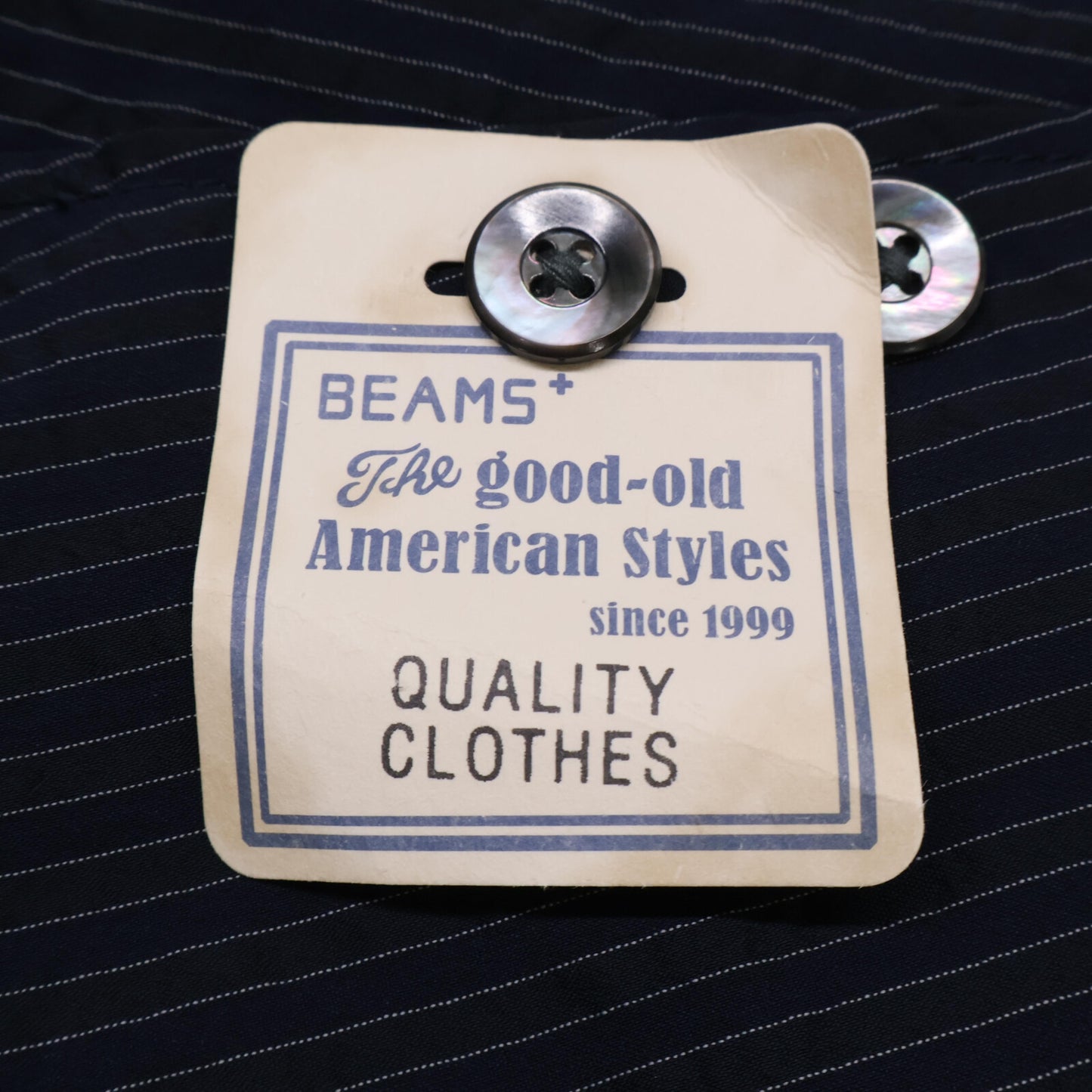 BEAMS PLUS ビームスプラス 新品 3B Shirt Jacket COOLMAX(R) Seersucker シアサッカー ストライプ ジャケット S