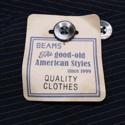 BEAMS PLUS ビームスプラス 新品 3B Shirt Jacket COOLMAX(R) Seersucker シアサッカー ストライプ ジャケット S