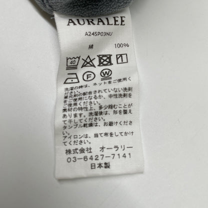 AURALEE オーラリー A24SP03NU 24SS ELASTIC HALF SLEEVE トップス 1