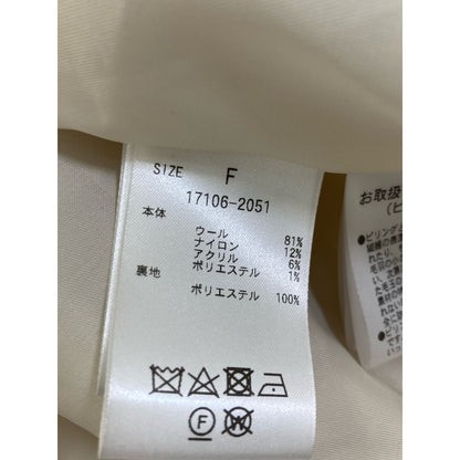 CLANE クラネ 17106-2051 ケーブルボアニット ブルゾン ジャケット F