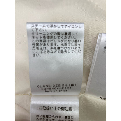 CLANE クラネ 17106-2051 ケーブルボアニット ブルゾン ジャケット F