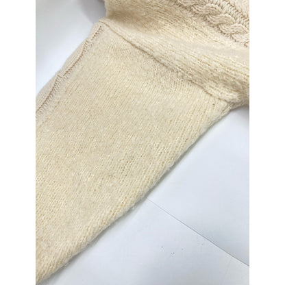 CLANE クラネ 17106-2051 ケーブルボアニット ブルゾン ジャケット F