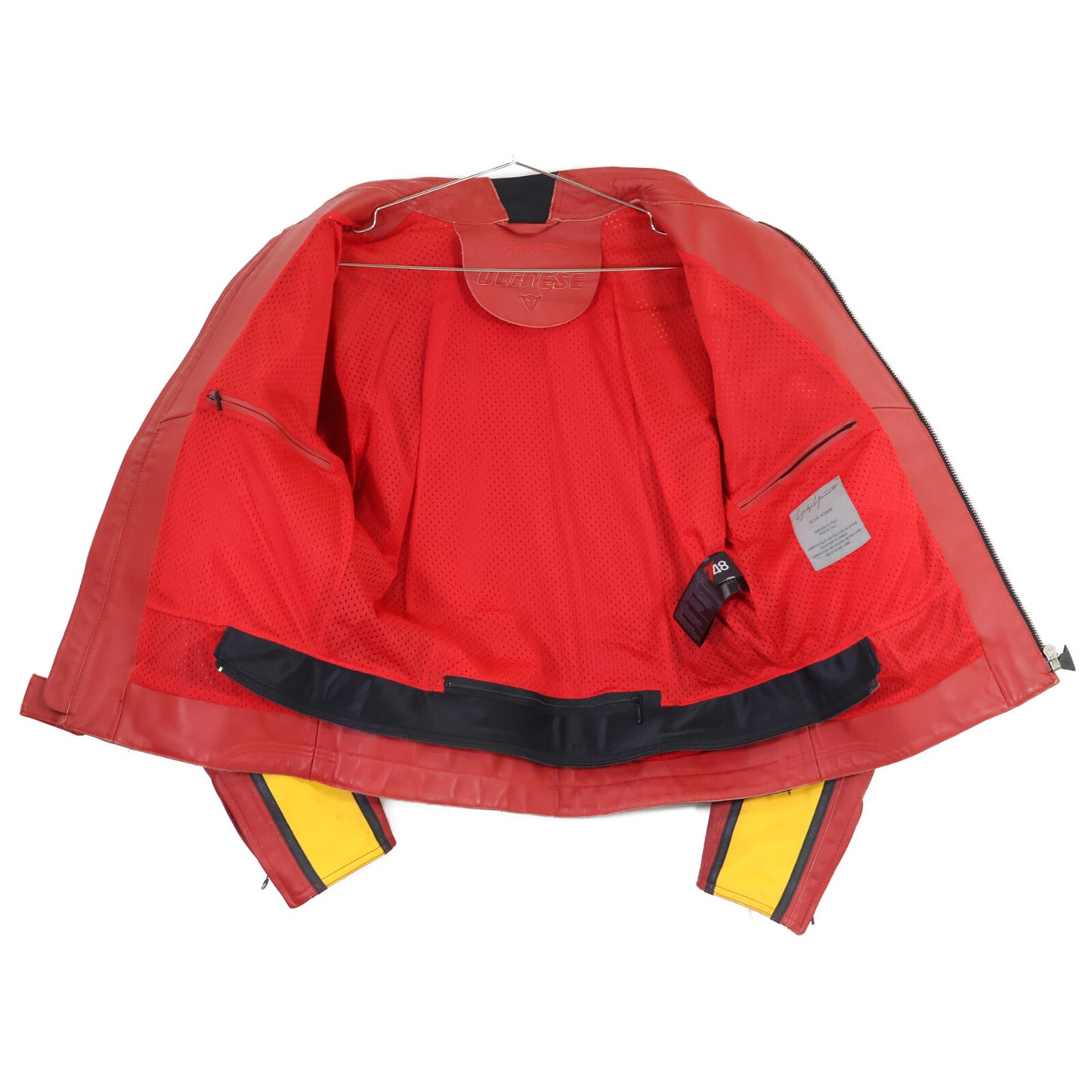 Yohji Yamamoto POUR HOMME ヨウジヤマモトプールオム ｘDAINESEダイネーゼ Moto Leather jacket レザー ジャケット 48