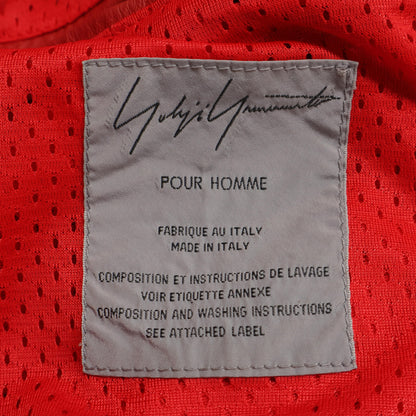 Yohji Yamamoto POUR HOMME ヨウジヤマモトプールオム ｘDAINESEダイネーゼ Moto Leather jacket レザー ジャケット 48