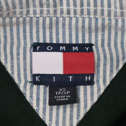 TOMMY HILFIGER トミーヒルフィガー ×KITH ﾏﾙﾁｶﾗｰ ｺｯﾄﾝ ﾎﾞﾀﾝﾀﾞｳﾝｼｬﾂ トップス XS