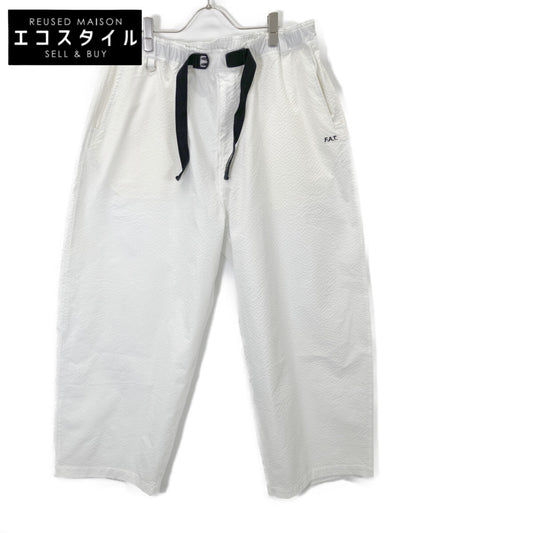 ×GUNG HO ﾎﾜｲﾄ ﾜｲﾄﾞﾊﾟﾝﾂ ボトムス JUMBO