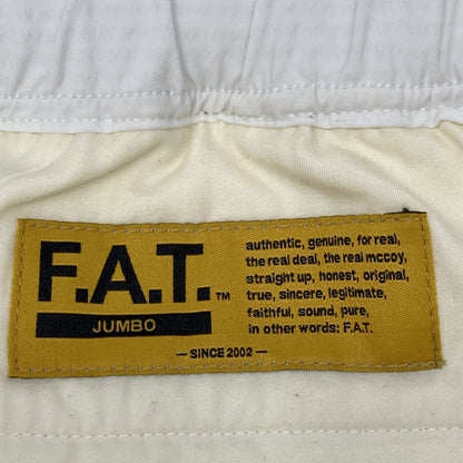 ×GUNG HO ﾎﾜｲﾄ ﾜｲﾄﾞﾊﾟﾝﾂ ボトムス JUMBO