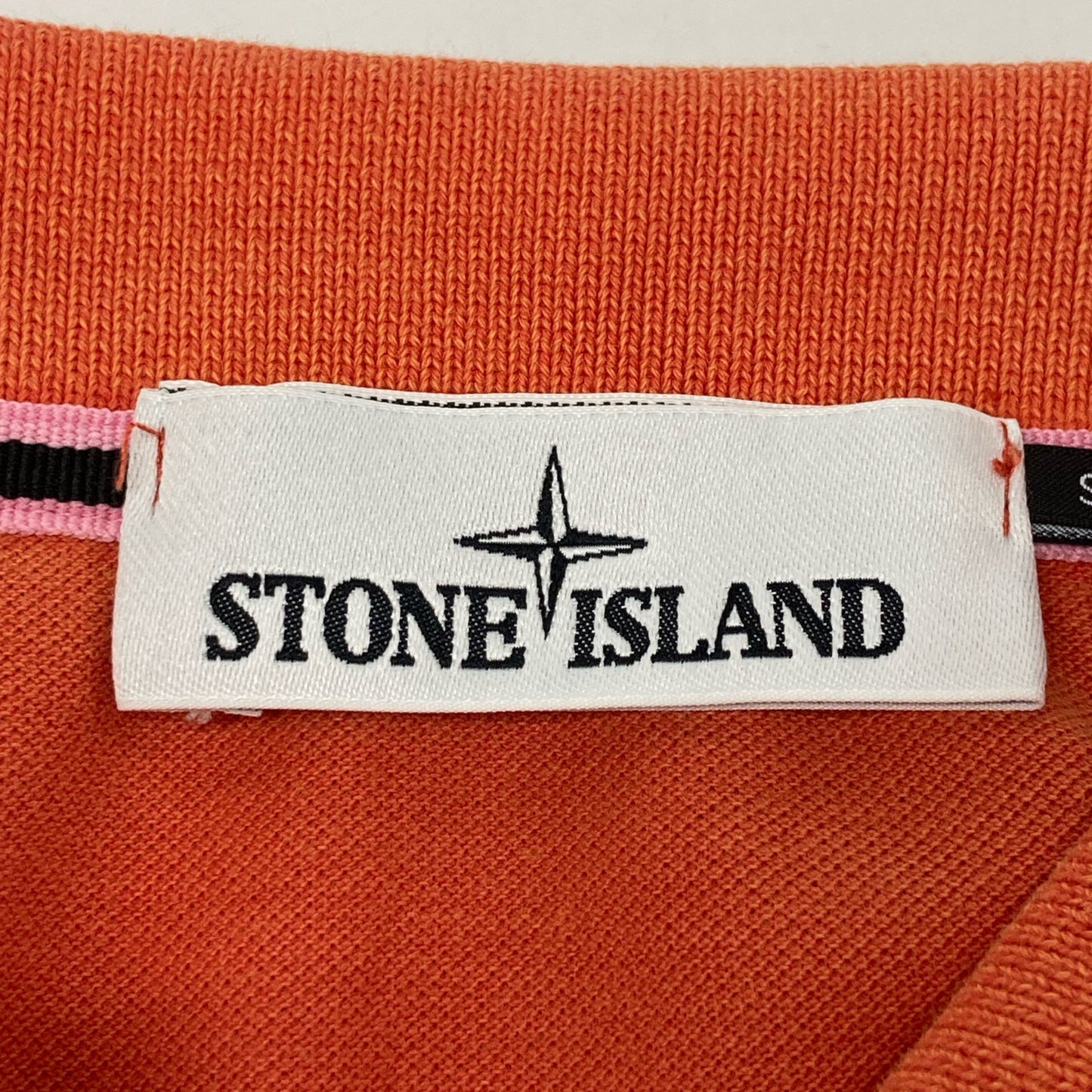 STONE ISLAND ストーンアイランド 621522S67 ｵﾚﾝｼﾞ ﾛｺﾞ刺繍 ﾎﾟﾛｼｬﾂ トップス M