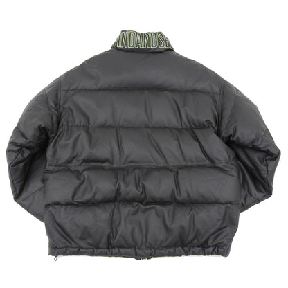 WIND AND SEA ウィンダンシー WIND AND SEA ウィンダンシー ラムレザー ダウンジャケット メンズ ブラック XL WDS-13TH-09 ジャケット XL