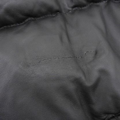 WIND AND SEA ウィンダンシー WIND AND SEA ウィンダンシー ラムレザー ダウンジャケット メンズ ブラック XL WDS-13TH-09 ジャケット XL