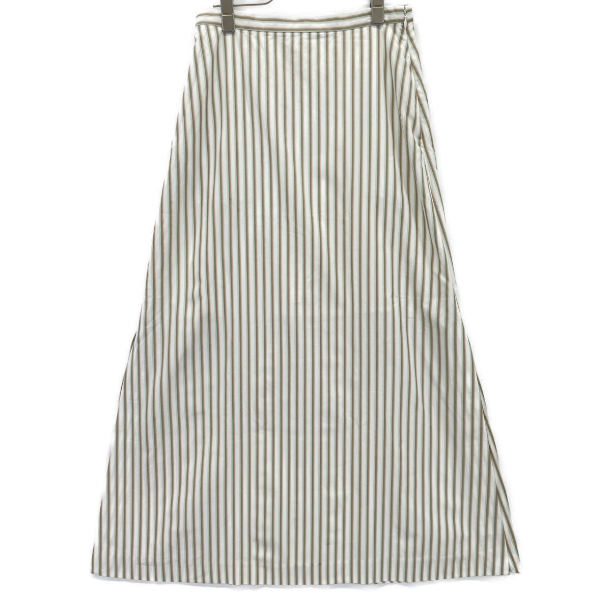 AURALEE オーラリー A9SS03TS WASHED FINX TWILL STRIPE LONG ｽｶｰﾄ スカート 1