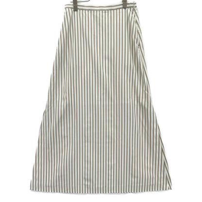 AURALEE オーラリー A9SS03TS WASHED FINX TWILL STRIPE LONG ｽｶｰﾄ スカート 1
