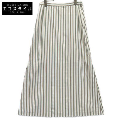 AURALEE オーラリー A9SS03TS WASHED FINX TWILL STRIPE LONG ｽｶｰﾄ スカート 1