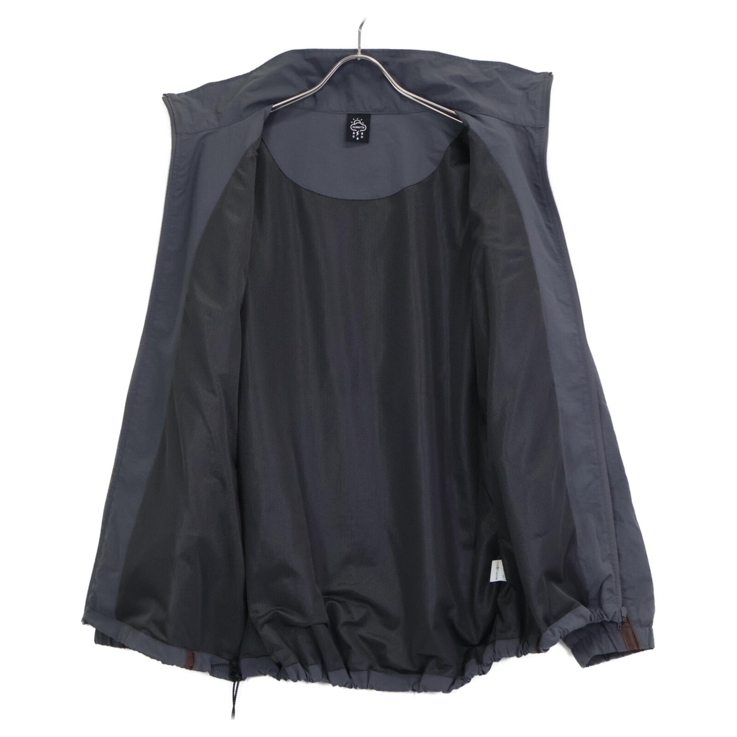 ALWAYTH オルウェイズ グレー×ブラウン トレーニングジャケット ジャケット L