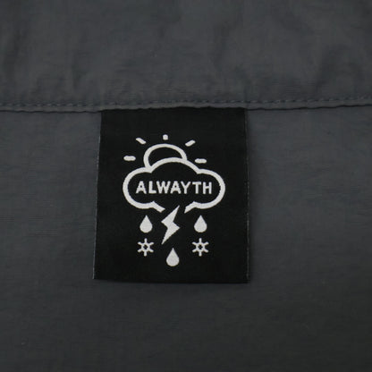 ALWAYTH オルウェイズ グレー×ブラウン トレーニングジャケット ジャケット L