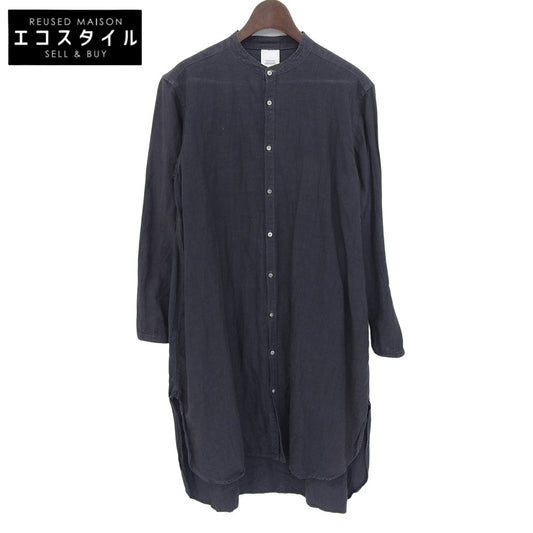 Veritecoeur ヴェリテクール シャツワンピース レディース リネン チャコールグレー F VC-1254 ワンピース F