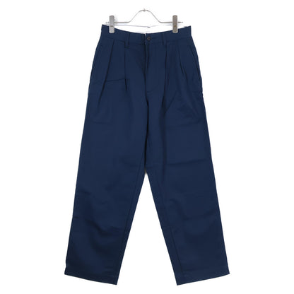 CIOTA シオタ PTLM-124 ネイビー コットン ツータック チノパンツ ボトムス 2