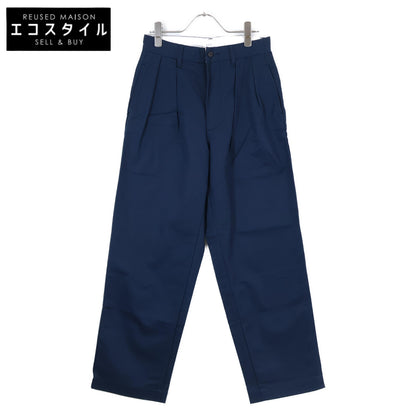 CIOTA シオタ PTLM-124 ネイビー コットン ツータック チノパンツ ボトムス 2