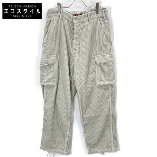 Supreme シュプリーム 24FW ｸﾞﾚｰ ﾜｲﾄﾞｳｪｰﾙ ｺｰﾃﾞｭﾛｲ ｶｰｺﾞﾊﾟﾝﾂ ボトムス 32