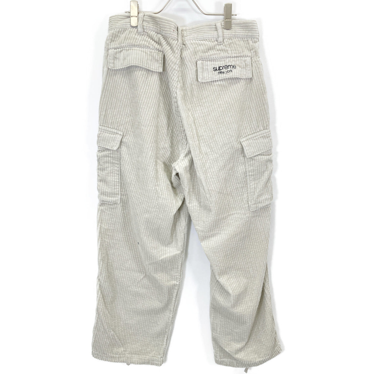 Supreme シュプリーム 24FW ｸﾞﾚｰ ﾜｲﾄﾞｳｪｰﾙ ｺｰﾃﾞｭﾛｲ ｶｰｺﾞﾊﾟﾝﾂ ボトムス 32