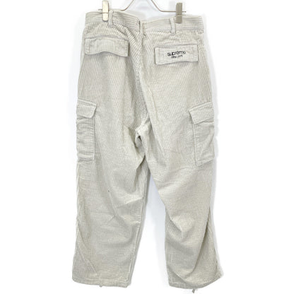 Supreme シュプリーム 24FW ｸﾞﾚｰ ﾜｲﾄﾞｳｪｰﾙ ｺｰﾃﾞｭﾛｲ ｶｰｺﾞﾊﾟﾝﾂ ボトムス 32