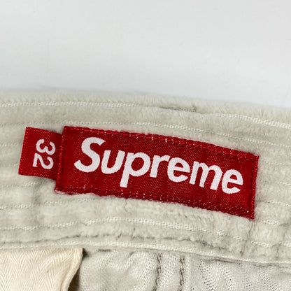 Supreme シュプリーム 24FW ｸﾞﾚｰ ﾜｲﾄﾞｳｪｰﾙ ｺｰﾃﾞｭﾛｲ ｶｰｺﾞﾊﾟﾝﾂ ボトムス 32